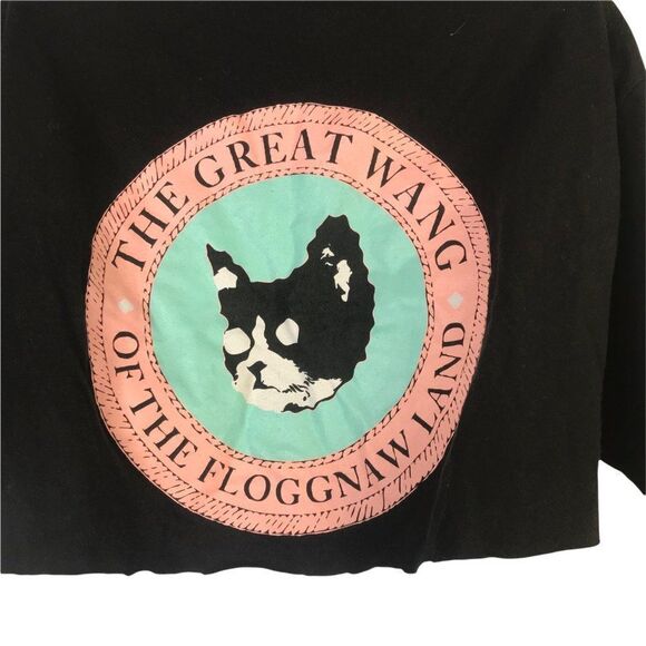Golf X Odd Future Great Wang of The Floggnaw Land Crop T-Shirt Top Cat Flog Gnaw - Picture 7 of 9